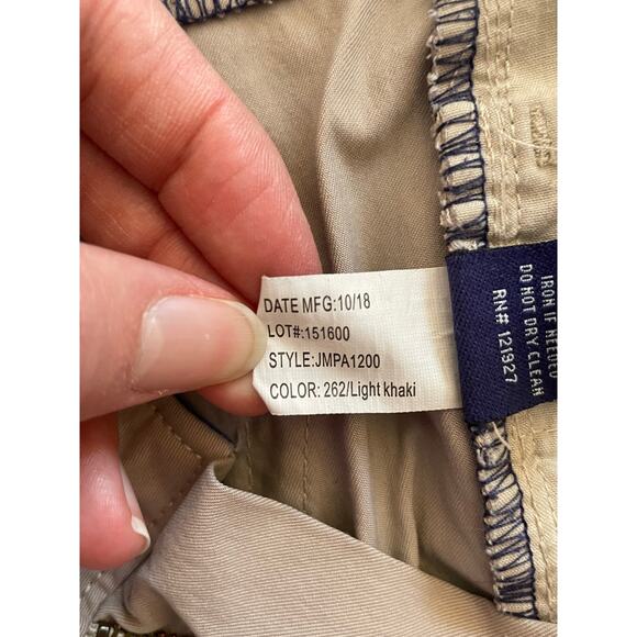 Johnnie-O Prep-formance Mens Golf Pants Size 33x34 Beige Straight Chino Solid - Picture 8 of 12